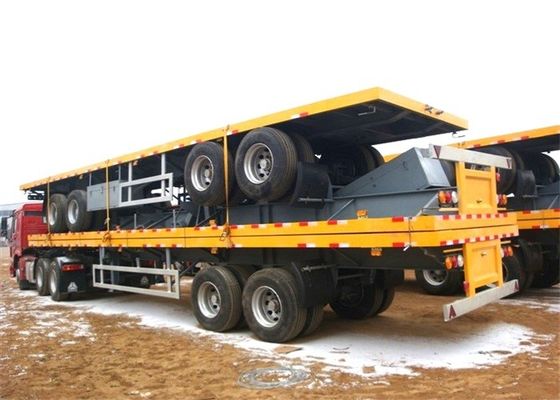 3 as 40ft Vlakke Dekaanhangwagens voor Vervoer van Container