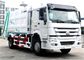 De Vrachtwagen van de het Afvalpers van het afvalhuisvuil RHD/LHD