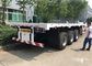 Vervoer Vlak Bed 40ft 3 Axle Shipping Container Trailer